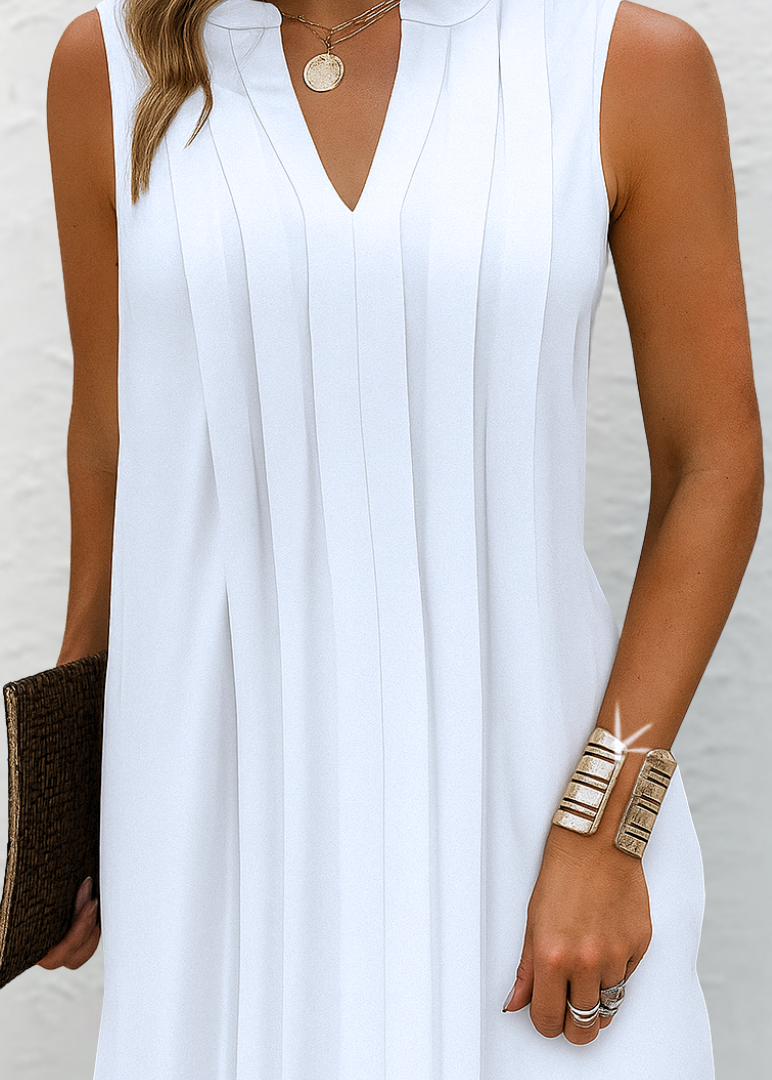 Vera ~ Robe élégante et flatteuse à encolure en V