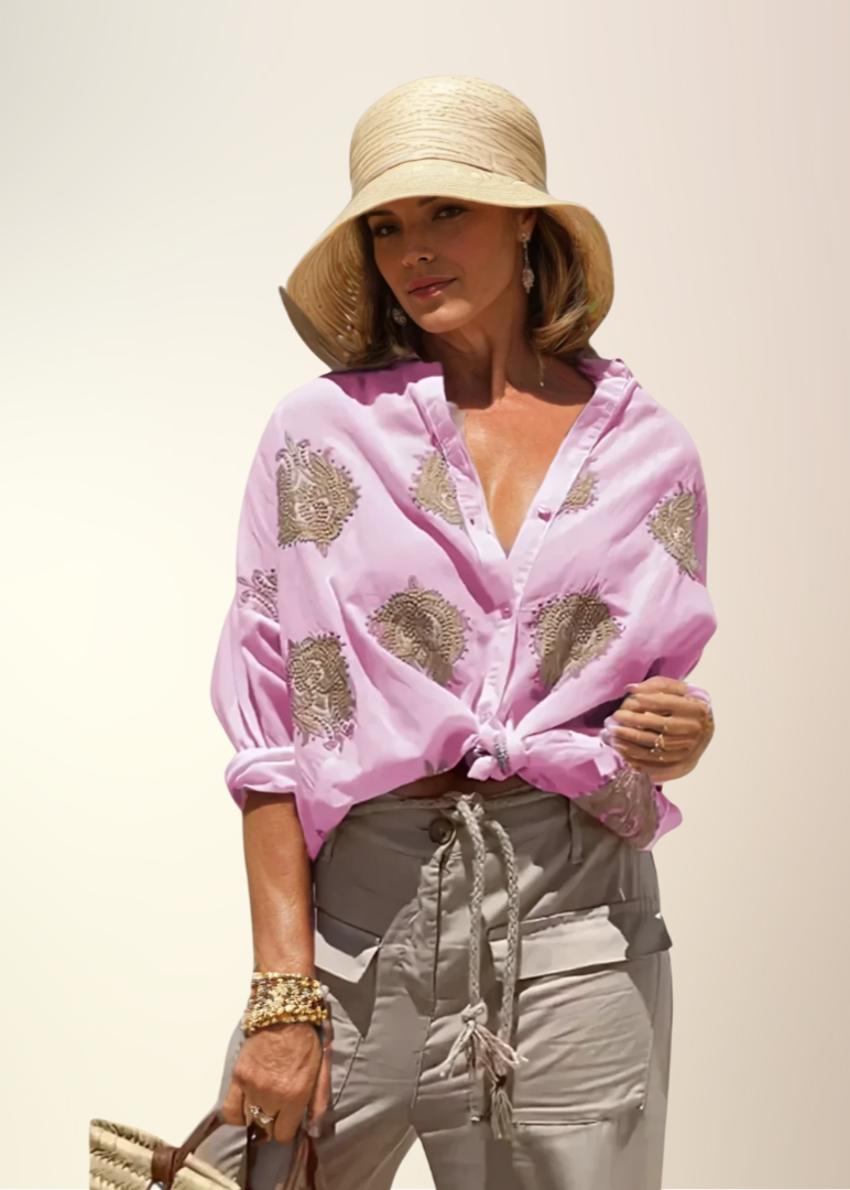 Simone ~ Blouse chic style Ibiza