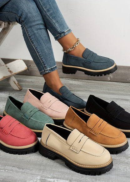 Mocca ~ Mocassins casual chic en suède