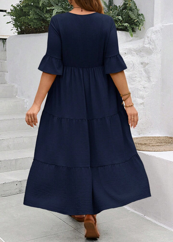 Elin ~ Robe longue ample avec volants