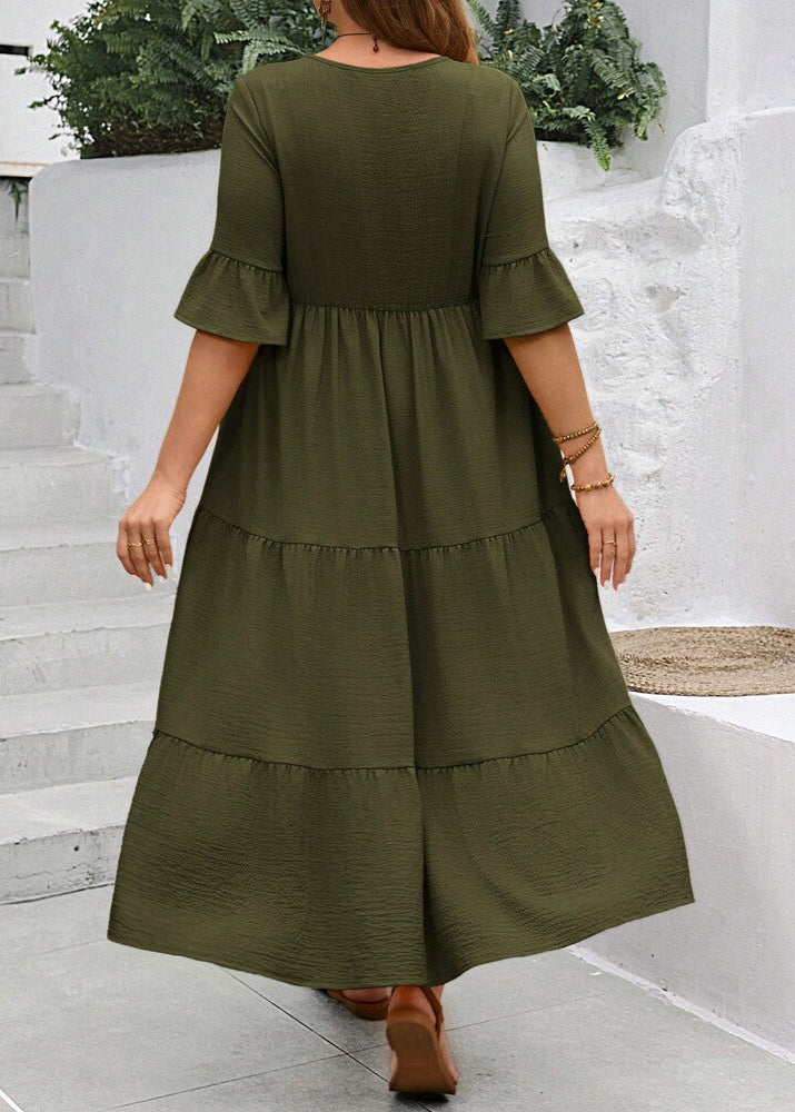 Elin ~ Robe longue ample avec volants