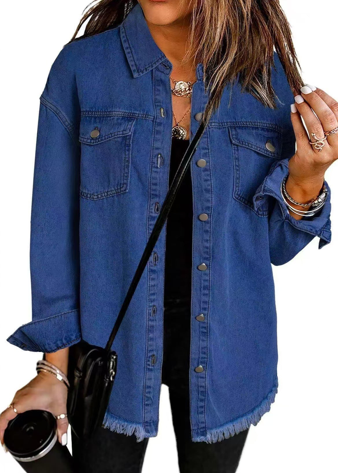 Jade ~ Veste en jean intemporelle et décontractée