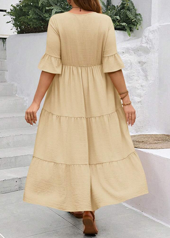 Elin ~ Robe longue ample avec volants