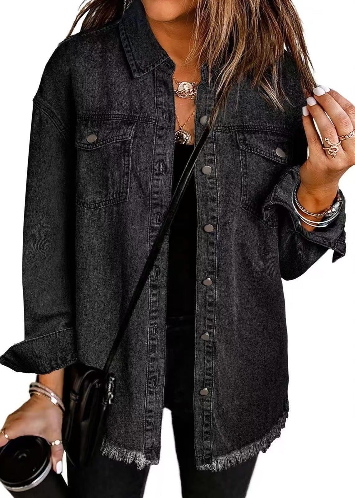 Jade ~ Veste en jean intemporelle et décontractée