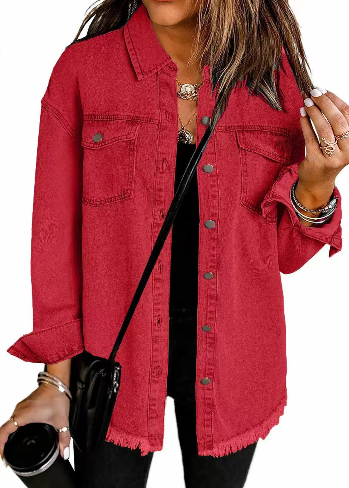 Jade ~ Veste en jean intemporelle et décontractée