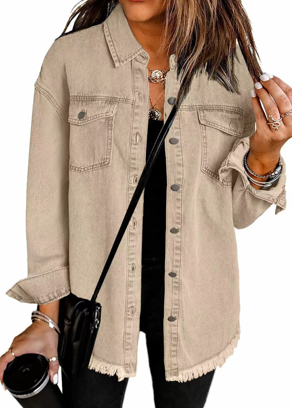 Jade ~ Veste en jean intemporelle et décontractée