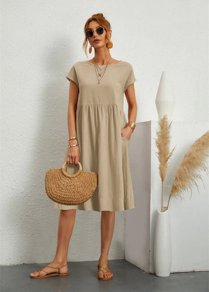 Liv ~ Robe d'été décontractée avec poches