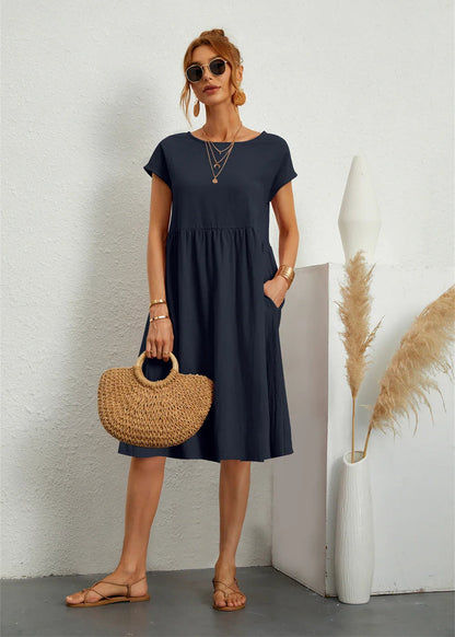 Liv ~ Robe d'été décontractée avec poches