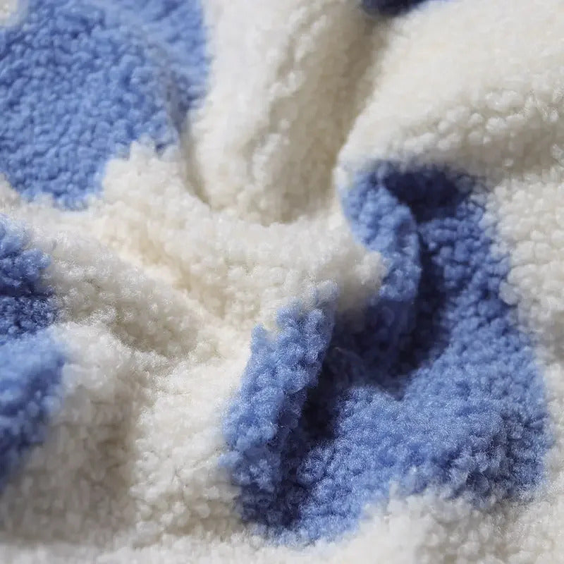 Katharina ~  Veste réversible à motifs cœur