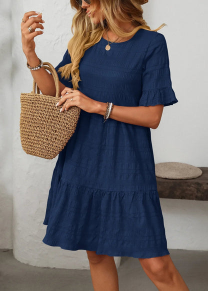 Lianne ~  Robe d'été avec manches à volants et touche bohème