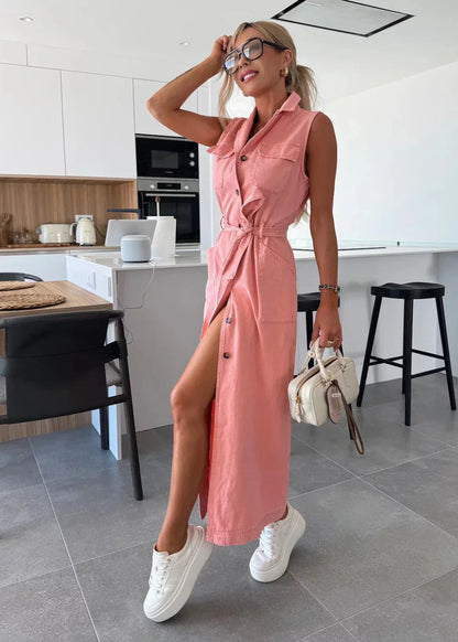 Isabelle ~ Robe longue en jean