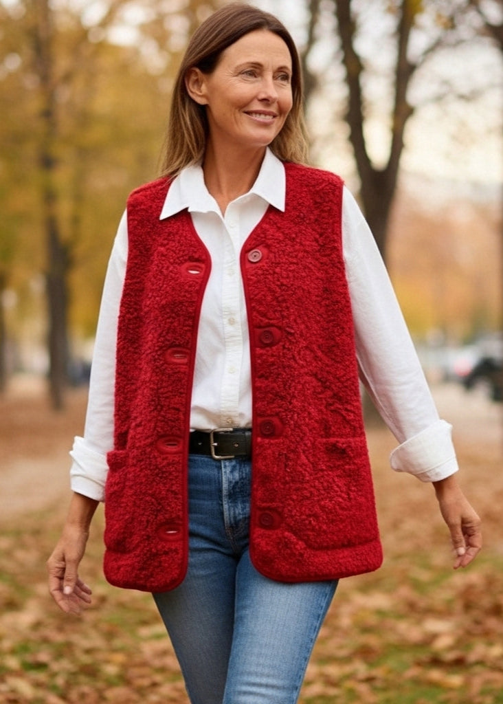 Carmen ~ Gilet en laine