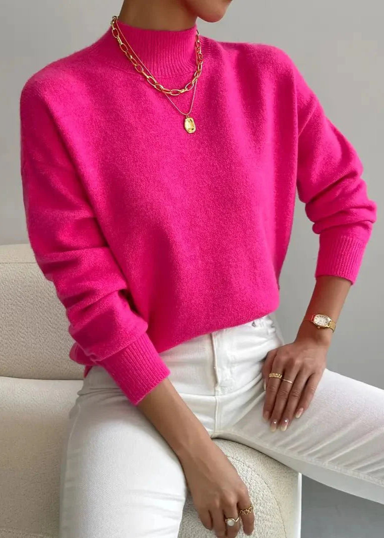 Maria ~ pull à col roulé élégant et confortable